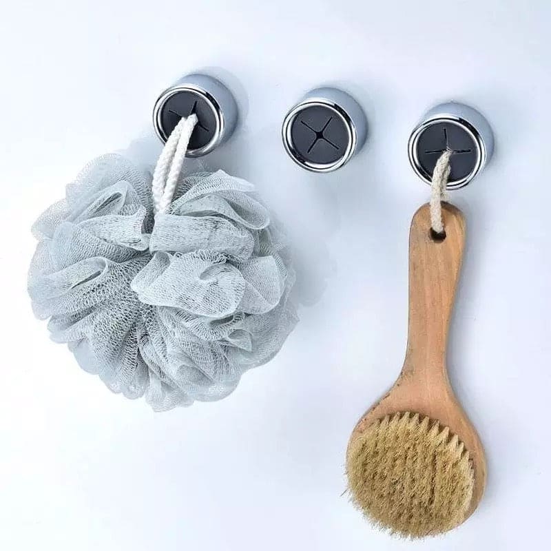 Self Adhesive Round Towel Holder, Wall Mounted Punch-Free Towel Storage Clip, Self Adhesive Kitchen Cloth Clip, Towel Plug Holder Self Adhesive Round Towel Holder, Wall Mounted Punch-Free Towel Storage Clip, Self Adhesive Kitchen Cloth Clip, Towel Plug Holder